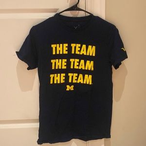 The Team Michigan tee